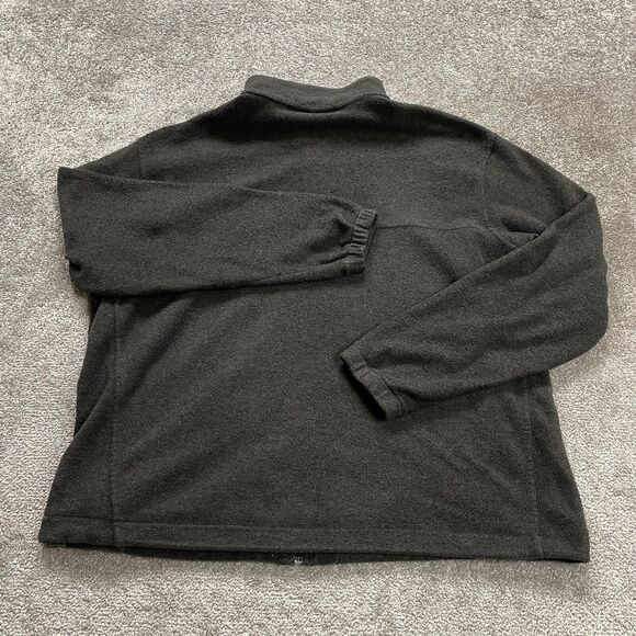 Columbia Steen Mountain Fleece Jacket Mens XL Gray Full Zip Pockets High Neck - Picture 2 of 11